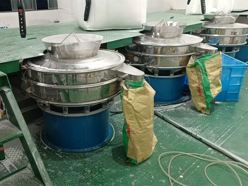 新材料原料筛分用超声波现场