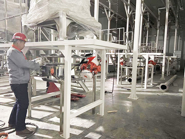 全不锈钢防爆直排筛用户现场