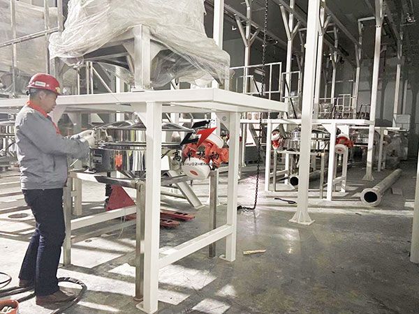 全不锈钢防爆直排筛用户现场